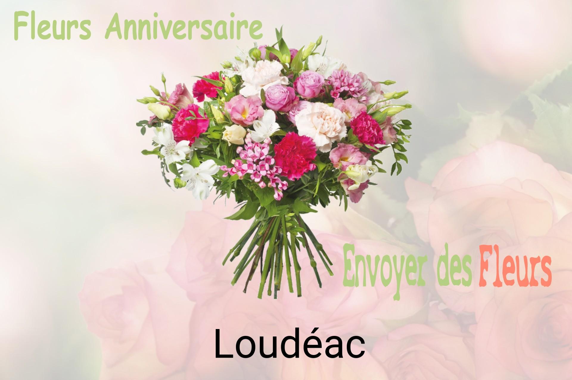 Bouquet de fleurs d’anniversaire livré à Loudéac
